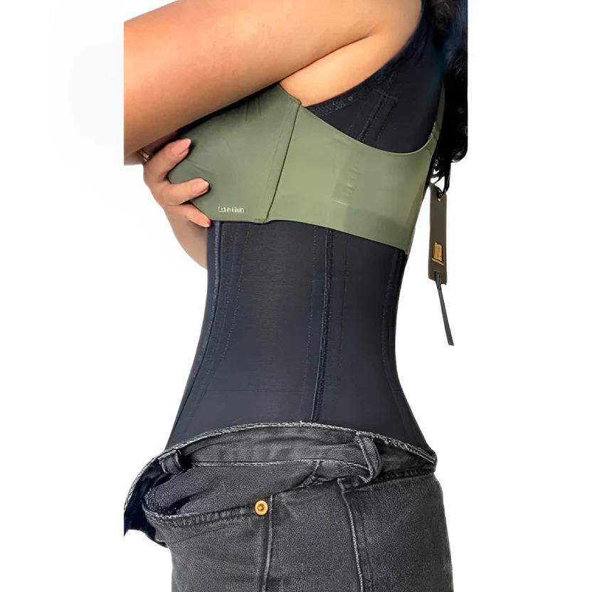 After wearing shapewear - sculpted silhouette