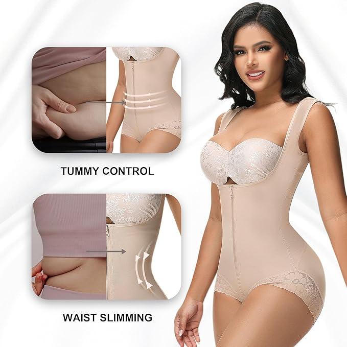 Tummy control and waist slimming features